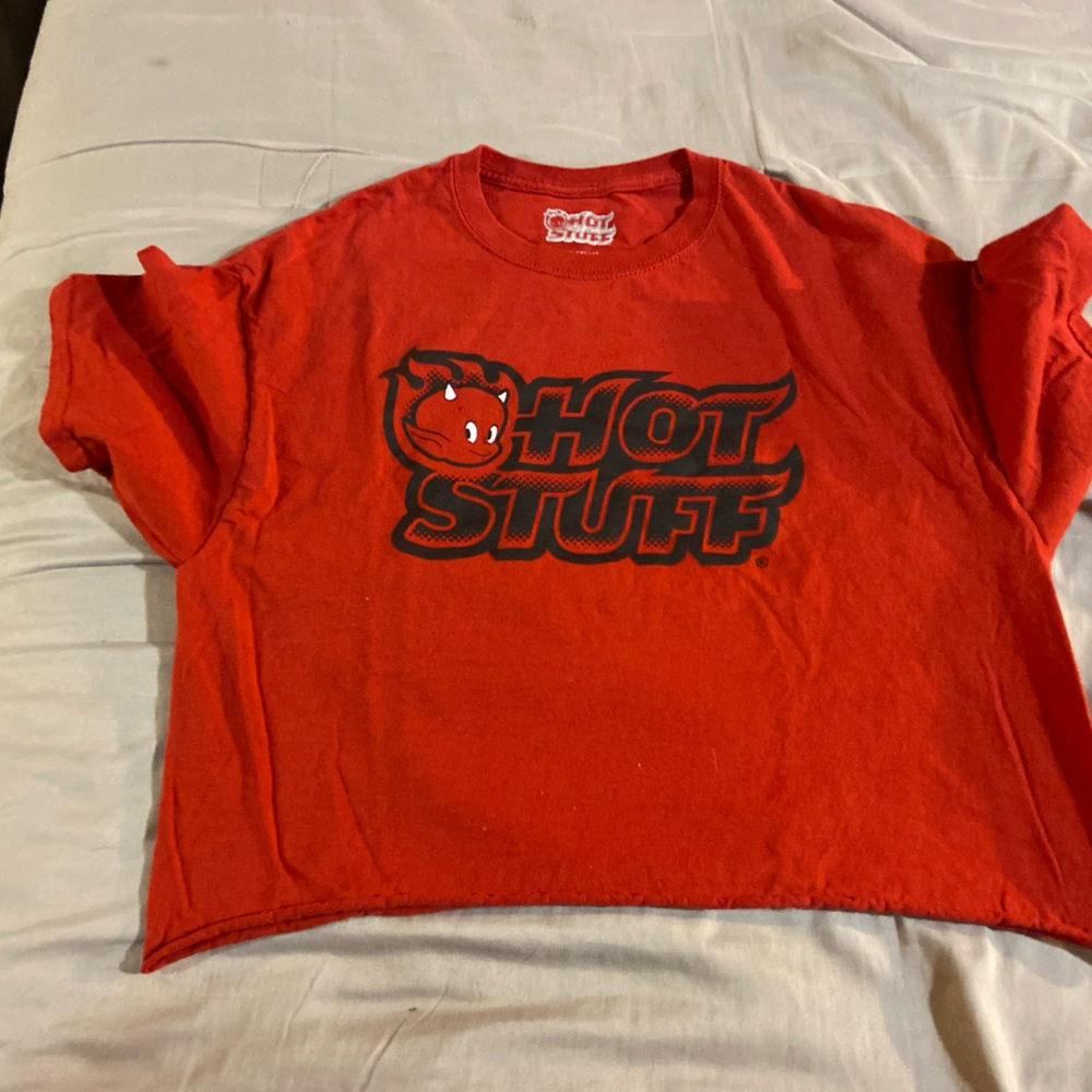 Hot Stuff Cropped Shirt